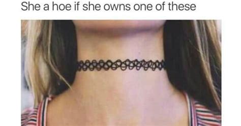 meaning of wearing a choker.